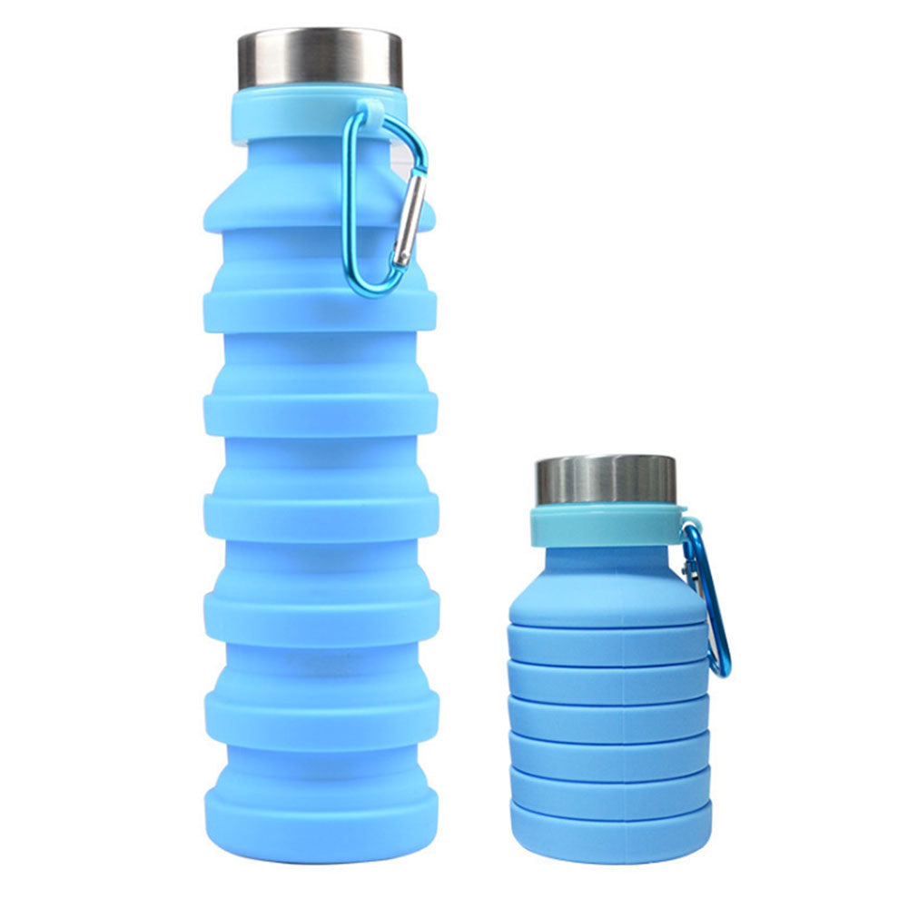 500ml collapsible water bottle for travel - HB Silicone