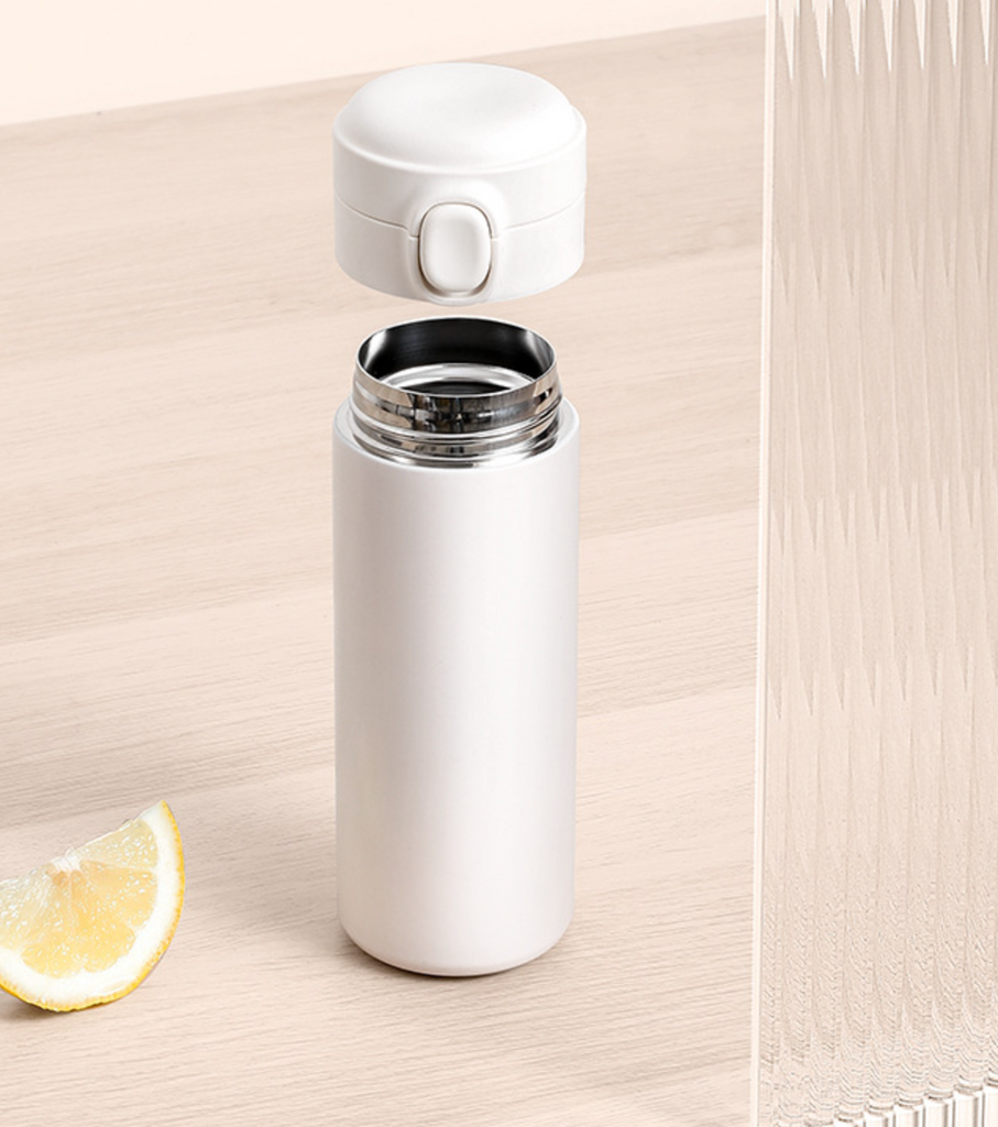 Stainless Steel Thermos Bottle - Lemon