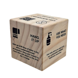 Eco-Friendly Wooden Cube