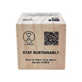 Eco-Friendly Wooden Cube