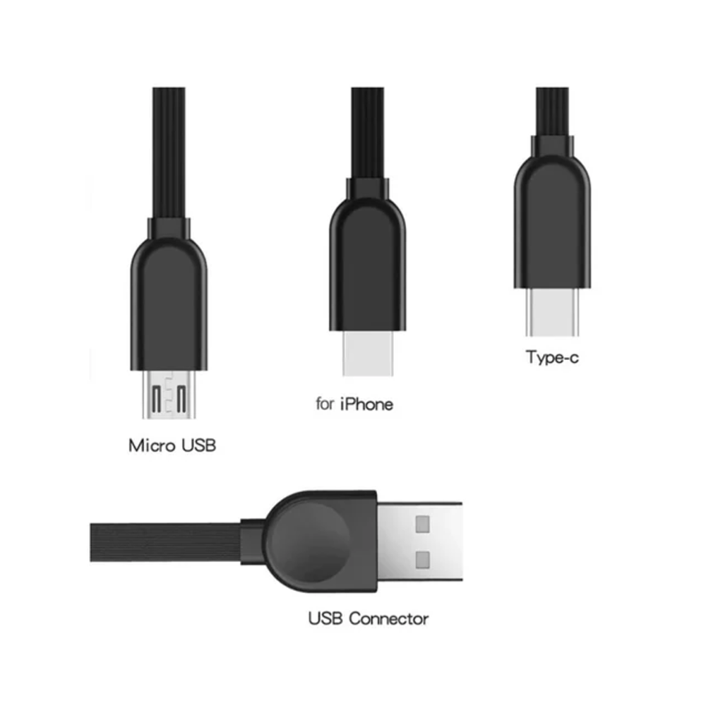 3-in-1 Retractable Charging Cable