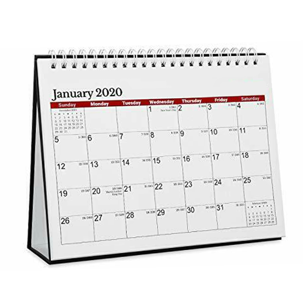 Fully Customisable Standing Calendar with Hard Backing - YG Corporate Gift